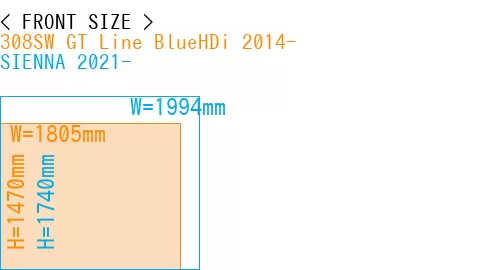 #308SW GT Line BlueHDi 2014- + SIENNA 2021-